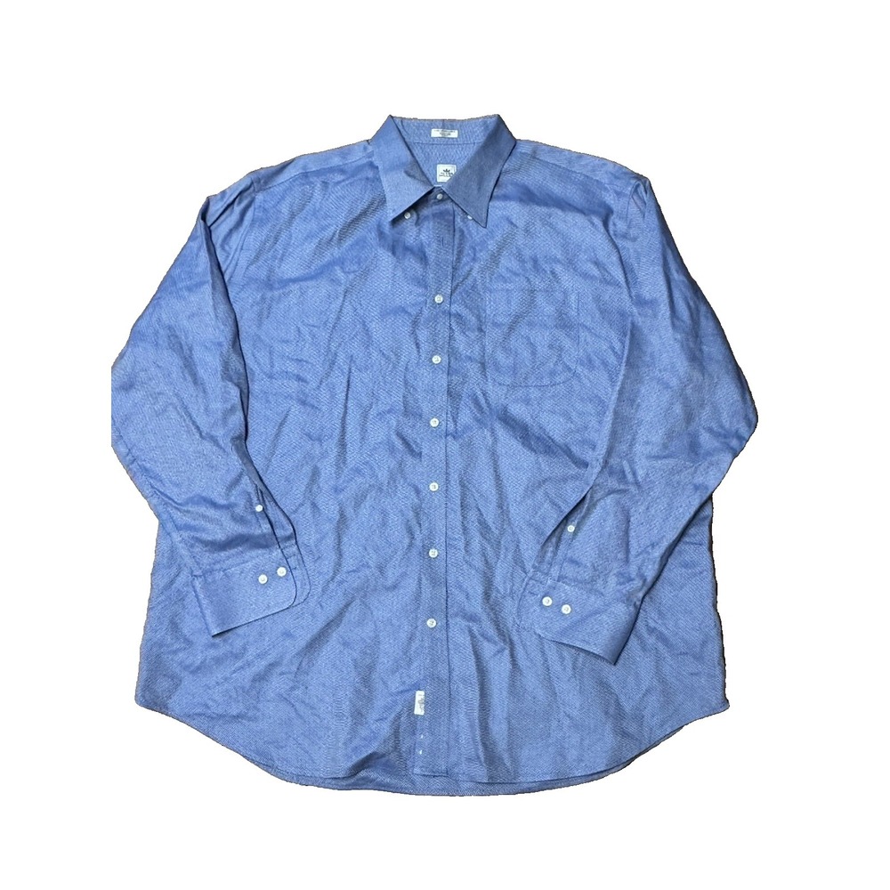 Peter Millar Men's Size XXL Blue Button‎ Up Dress Shirt